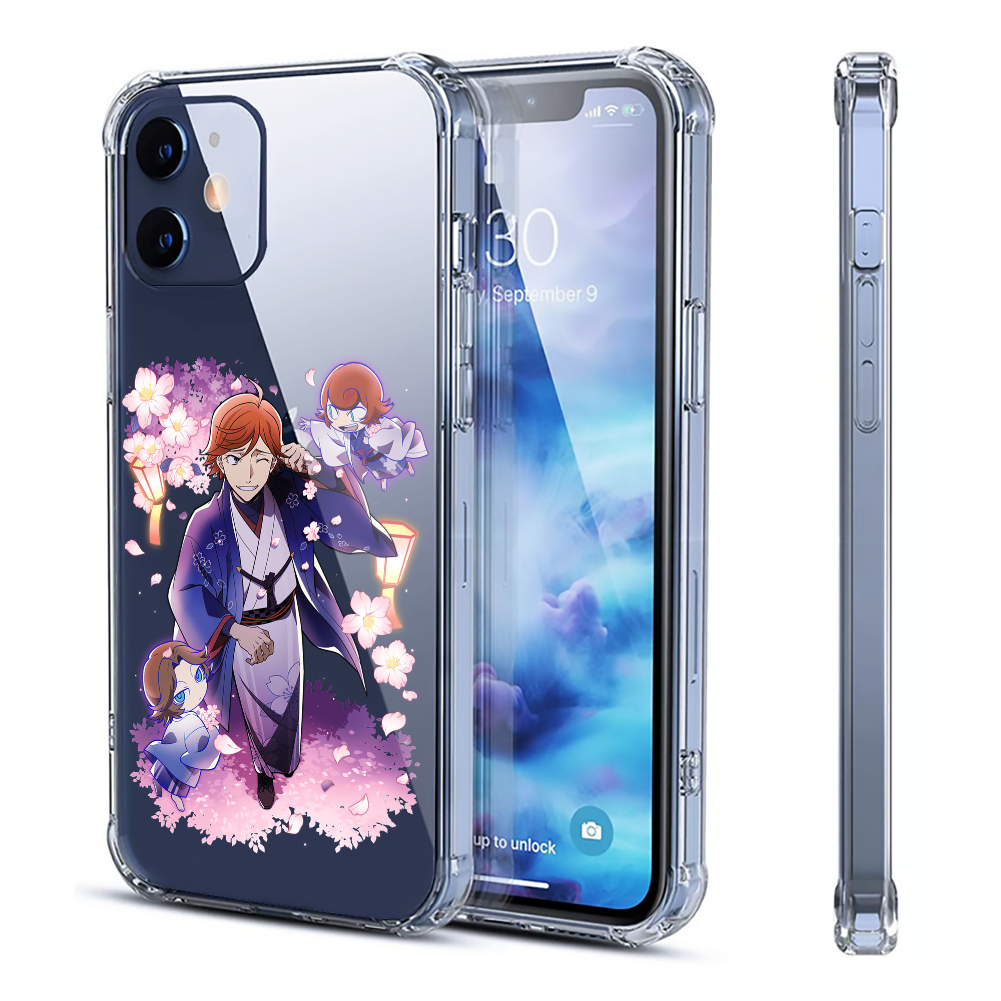 （画像用） 文豪ストレイドッグス Bungo Stray Dogs 【iPhone 12シリーズ対応】透明スマホケース（クリアソフトケース）